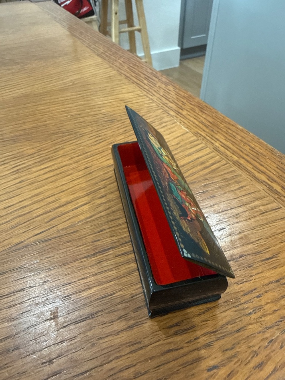Russian lacquered box (1984) (signed by artist) - Picture 3 of 3